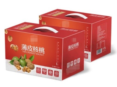 來濟南禮品盒定制廠家定制干果禮盒，讓您過個喜慶年！